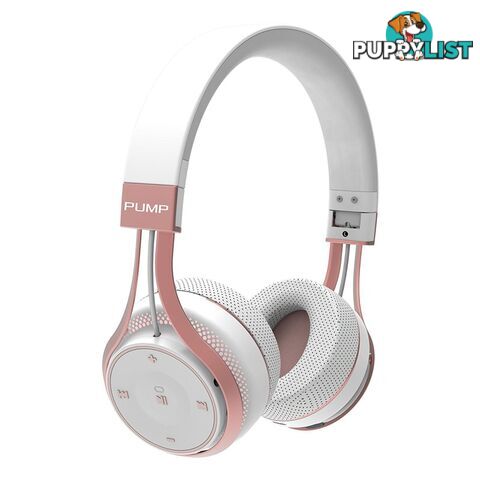 Blueant Pump Soul Bluetooth Wireless on Ear Stereo Headset - White Rose Gold - PUMP-SOUL-WR - Rose Gold - 878049003388