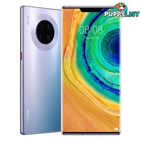 Huawei Mate 30 Pro (Dual SIM 4G/4G, 256GB/8GB) - Space Silver - LIO-L29 - Silver - HWM30PSLV