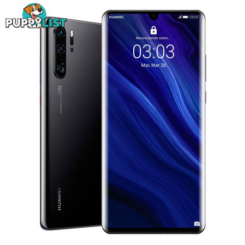 Huawei P30 Pro (Dual SIM 4G/4G, 256GB/8GB) - Black - VOG-L29 - Black - HWP30PBLK