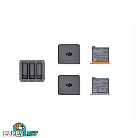 DJI Osmo Action PT3 Charging Kit (1 Hub, 2 Battery and Case) - DJIOSMOACTIONPT3 - Black - 6958265188244