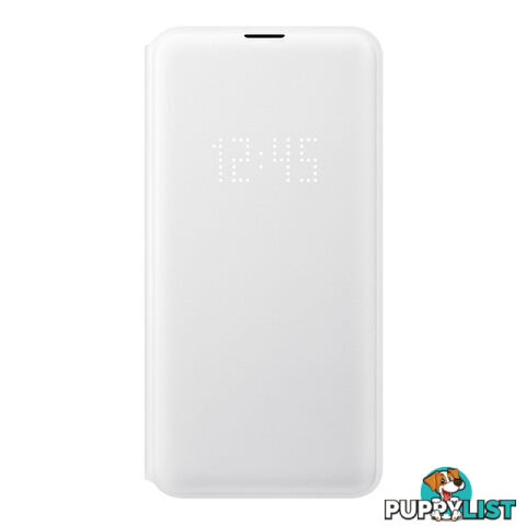 Samsung Galaxy S10e LED View Wallet Cover - White