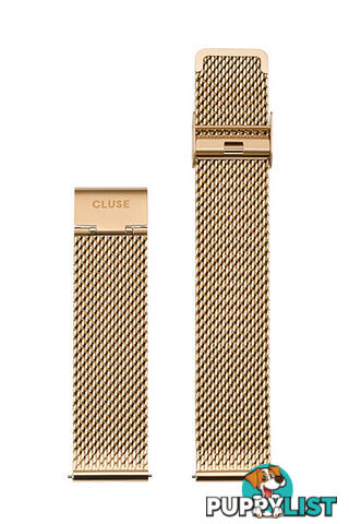 Cluse 20mm Watch Strap Gold Mesh CS1401101062 - 8719743375635