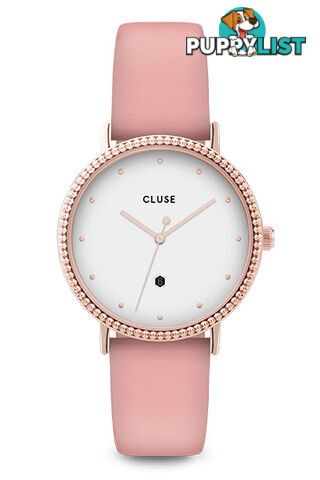 Cluse Le Couronnement Rose Gold White/Soft Rose Watch CL63002 - 8719743372146