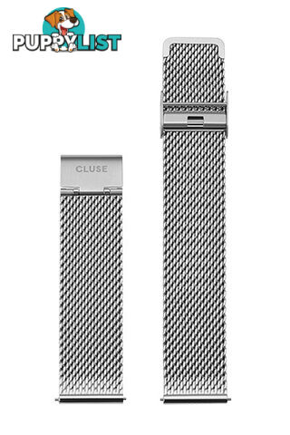 Cluse 20mm Watch Strap Mesh Silver CS1401101061 - 8719743375628