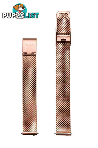 Cluse 12mm Watch Strap Mesh Rose Gold CLS502 - 8718924595701