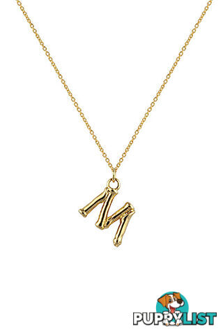 Zahar Letter M Necklace ZN0010M