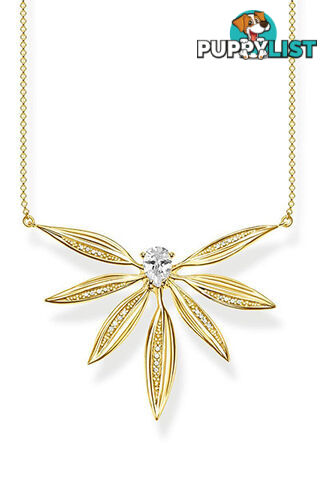 Thomas Sabo Necklace Leaves Large Gold TKE1950Y - 4051245475623