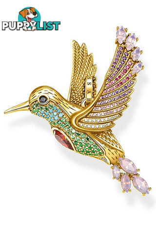 Thomas Sabo Pendant Colourful Hummingbird Gold TPE875Y - 4051245475753