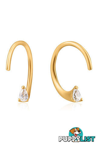 Ania Haie  Twist Sparkle Earrings E023-05G - 5052469003226