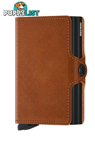 Secrid Twinwallet Perforated Cognac Wallet SC7360