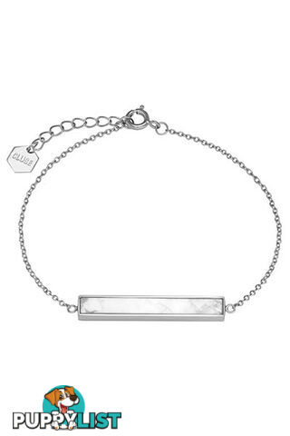 Cluse Idylle Marble Bar Chain Silver Bracelet CLJ12012 - 8718924597699