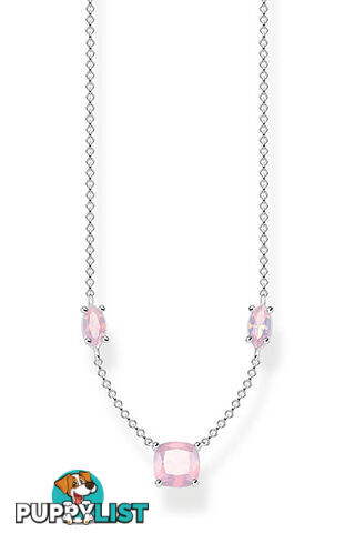 Thomas Sabo Necklace Shimmering Pink Opal Colour Effect TKE1952 - 4051245475678