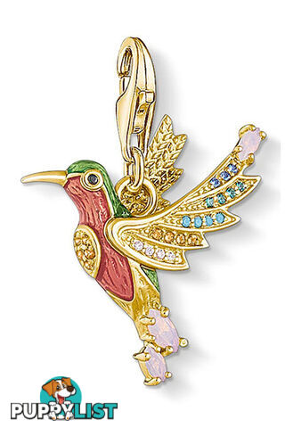 Thomas Sabo Charm Pendant Colourful Hummingbird Gold CC1828 - 4051245477320