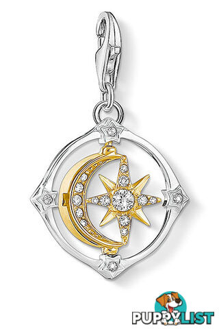 Thomas Sabo Charm Pendant Moveable Moon & Star CC1815 - 4051245456677