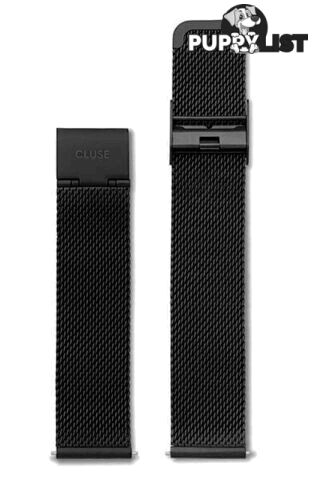 Cluse 18mm Watch Strap Mesh Black CLS048 - 8718924594377