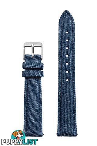 Cluse 16mm Watch Strap Denim/Silver CLS331 - 8718924595282