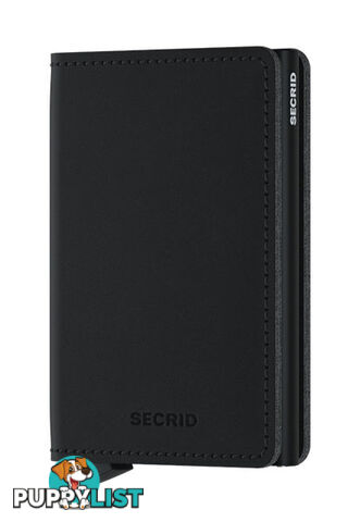 Secrid Slimwallet Vegan Soft Touch Black Wallet SC7605