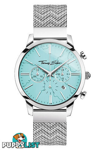 Thomas Sabo Men's Watch Chronograph Arizona Spirit Turquoise TWA0366 - 4051245472868