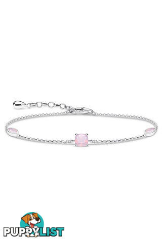 Thomas Sabo Bracelet Shimmering Pink Opal Colour Effect TA1936 - 4051245474107