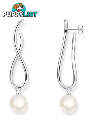 Thomas Sabo Earrings Heritage With Silver-coloured Pearl TH2099 - 4051245474428