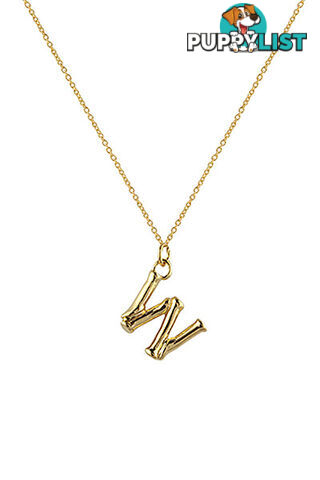 Zahar Letter W Necklace ZN0010W