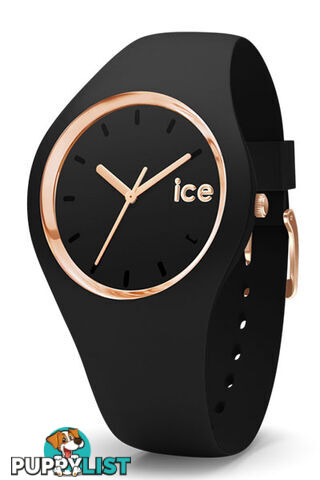 Ice-Watch Ice Glam Black Rose Gold Small Watch 000979