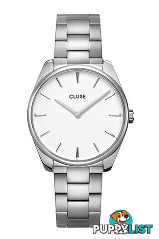 Cluse Feroce Silver White/Silver Link Watch CW0101212003 - 8719743376236