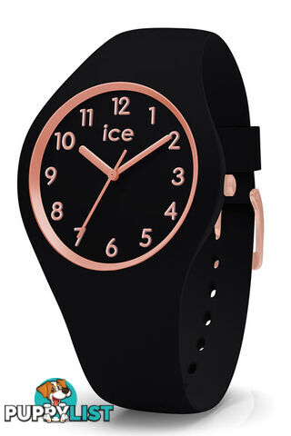 Ice-Watch Ice Glam Black Rose Gold Small Watch 014760