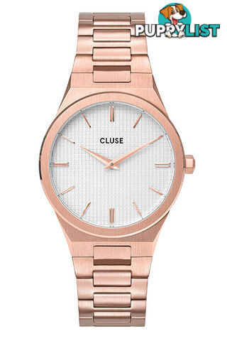 Cluse Vigoureux Womens Rose Gold/Snow White Rose Gold Watch CW0101210001 - 8719743375109