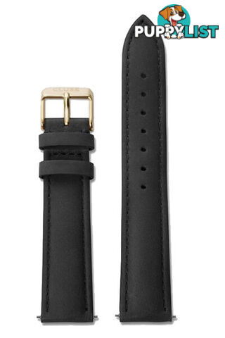 Cluse 18mm Watch Strap Black/Gold CS1408101007 - 8719743374348