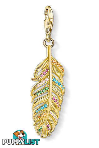 Thomas Sabo Charm Pendant Feather Gold CC1829 - 4051245477337