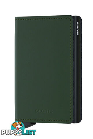 Secrid Slimwallet Matte Green-Black Wallet SC6233