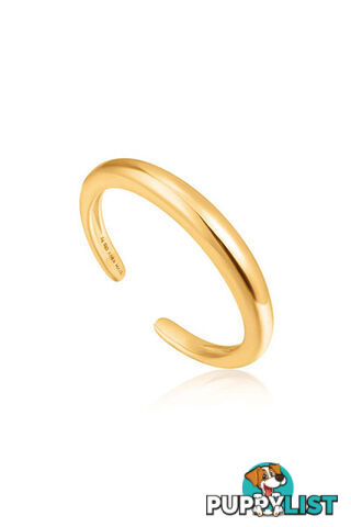 Ania Haie Luxe Band  Adjustable Ring  R024-01G - 5052469003073