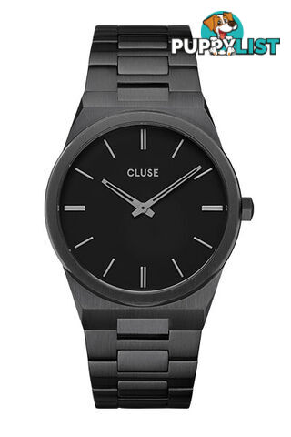 Cluse Vigoureux Mens Full Black Link Watch CW0101503005 - 8719743376052