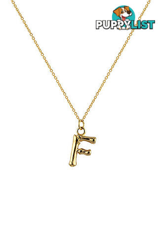 Zahar Letter F Necklace ZN0010F