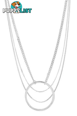 Dansk Copenhagen Infinity Multi Silver Necklace 9C6482