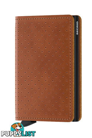 Secrid Slimwallet Perforated Cognac Wallet SC7018