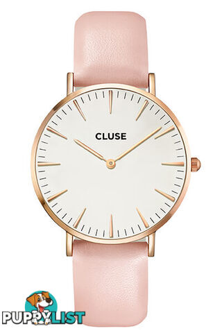 Cluse La Boheme Rose Gold White/Pink Watch CW0101201012 - 8719743373372