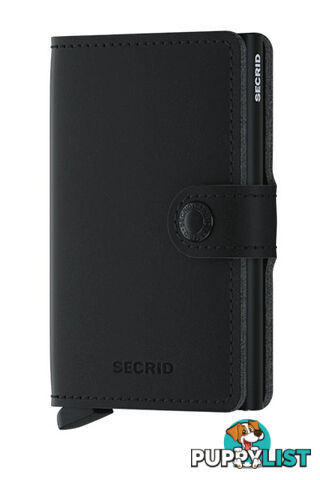 Secrid Miniwallet Vegan Soft Touch Black Wallet SC7599