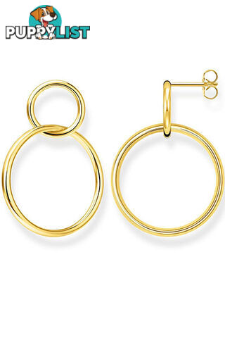 Thomas Sabo Earring Circles Gold TH2097Y - 4051245474350