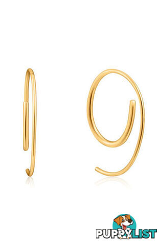 Ania Haie Twist Through Earrings E023-08G - 5052469003288