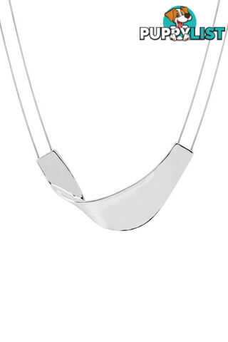 Dansk Copenhagen Wave Silver Necklace 9C6488