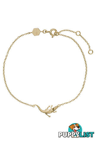 Cluse Force Tropicale Gold Alligator Chain Bracelet CLJ11021 - 8719743372641