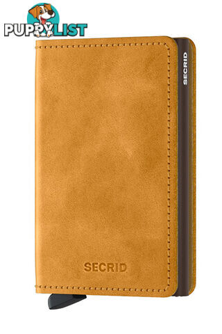 Secrid Slimwallet Vintage Ochre Wallet SC7384