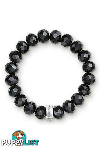 Thomas Sabo Black Obsidian Charm Bracelet CX0035 - 9120700893168