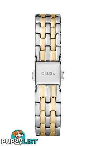 Cluse 16mm Watch Strap Gold Silver Two Tone Link CS1401101077 - 8719743376304