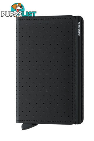 Secrid Slimwallet Perforated Black Wallet SC7032