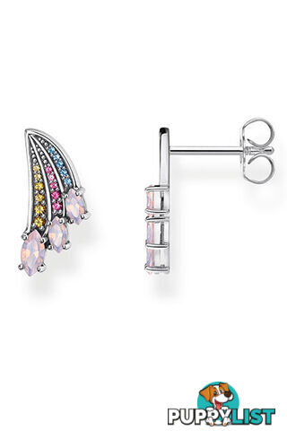 Thomas Sabo Ear Studs Bright Silver-coloured Hummingbird Wing TH2101 - 4051245474251