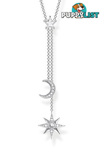 Thomas Sabo Necklace Star & Moon Silver TKE1900 - 4051245451085