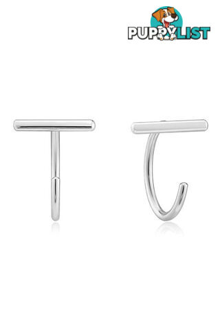 Ania Haie T-Bar Twist Earrings E023-09H - 5052469003318